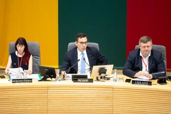 Ukrainos ir NATO tarpparlamentinės tarybos posėdyje: „Ukrainai reikia priemonių savo žmonėms ginti, infrastruktūrai apsaugoti ir toliau priešintis agresijai“