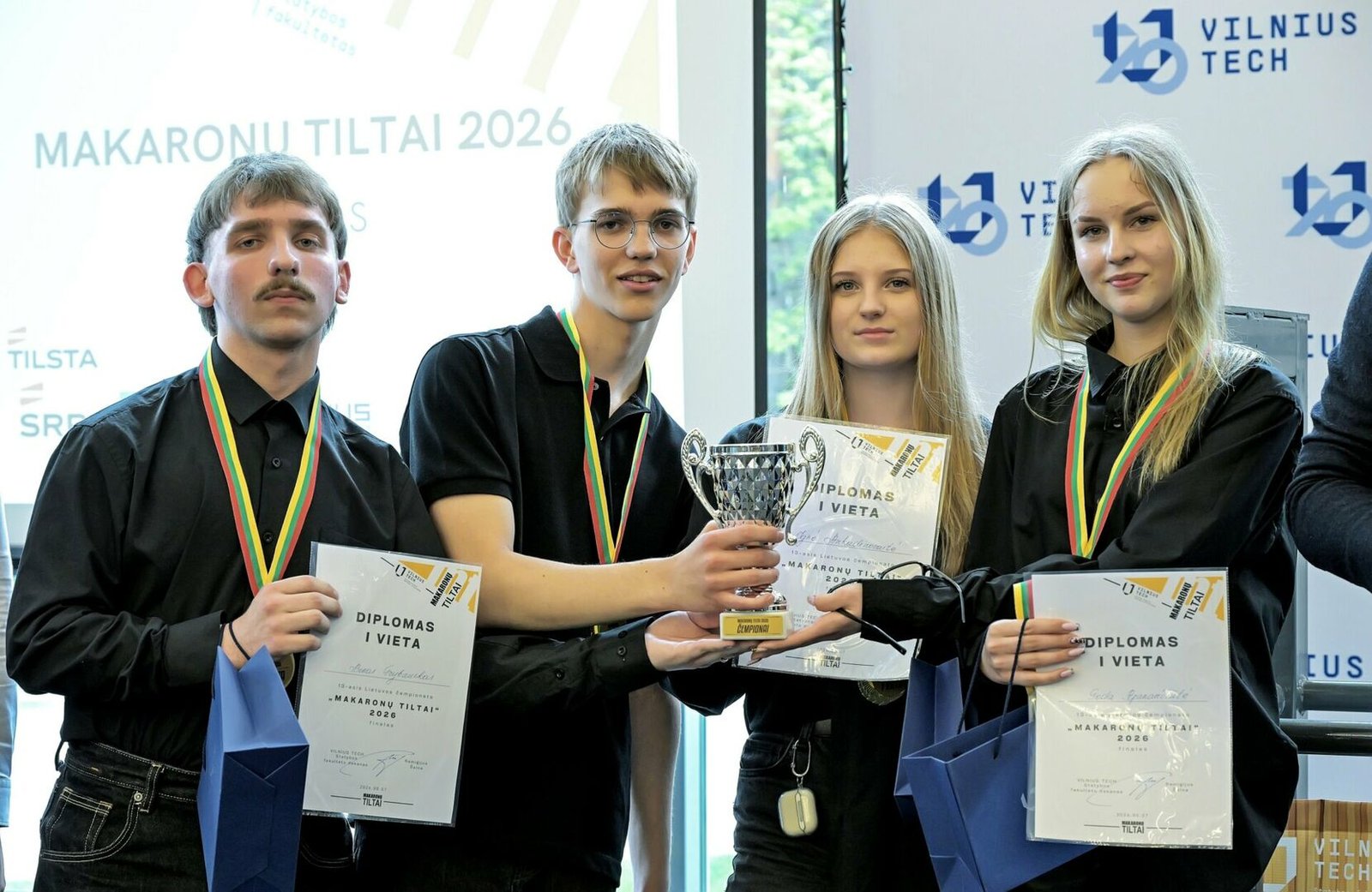 VILNIUS TECH „Makaronų tiltai 2026“ čempionate pagerintas rekordas – atlaikė net 442 kilogramus