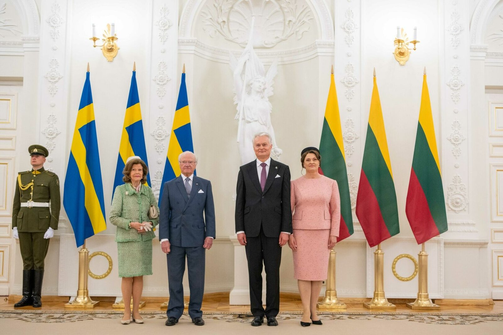 Prezidentas susitiko su Švedijos Karaliumi