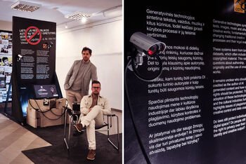 Tomas Bičkus: kaip meninė instaliacija padeda vizualizuoti nematomas DI grėsmes (Atnaujinta)