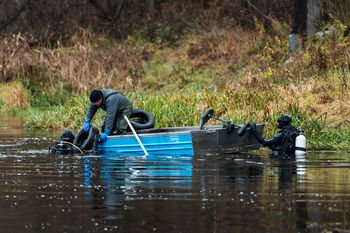 Neries valymo nuo šiukšlių darbų II etapas