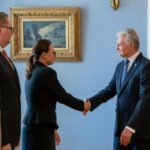 Prezidentas priėmė Ukrainos Ministrę Pirmininkę Juliją Svyrydenko