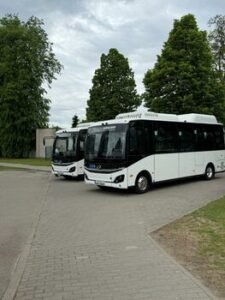 Kazlų Rūdos savivaldybėje kursuoja du elektriniai autobusai