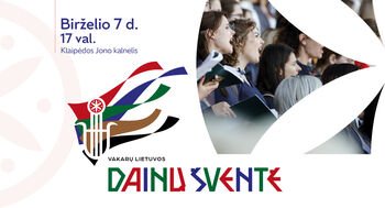 Kviečiame į Vakarų Lietuvos dainų šventę Klaipėdos Jono kalnelyje!