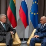 Prezidentas su Slovėnijos Ministru Pirmininku aptarė Europos saugumą, ES biudžetą ir Lietuvos pirmininkavimą ES Tarybai