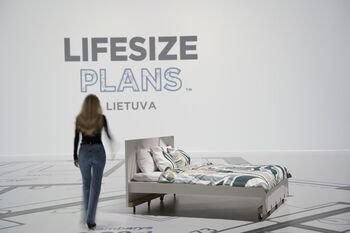 Kaune atidaryta studija, kurioje galima pasivaikščioti po būsimus namus realiu masteliu (Atnaujinta)
