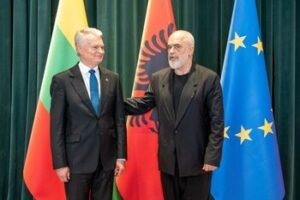 Prezidentas susitiko su Albanijos Ministru Pirmininku Edi Rama