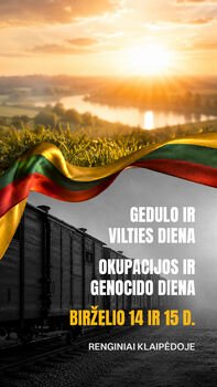 Klaipėda minės Gedulo ir vilties dieną: kviečia į nemokamus atminimo renginius