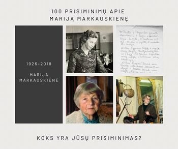 Babtų kraštotyros muziejus kviečia pasidalyti prisiminimais apie jo įkūrėją Mariją Markauskienę