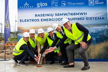 Raseinių rajone pradedamas statyti vienas didžiausių baterijų parkų Lietuvoje