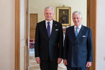 Prezidentas Briuselyje susitiko su Belgijos Karaliumi