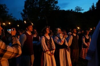 Joninių naktis Rumšiškėse: nuo saulėlydžio iki saulėtekio