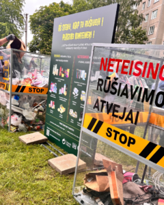 „Konteinerio krata“ Kaune atskleidė tipines atliekų rūšiavimo klaidas