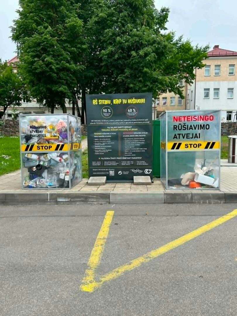Nuo rūšiavimo prie teisingo rūšiavimo: ką Panevėžyje atskleidė „Konteinerio krata“