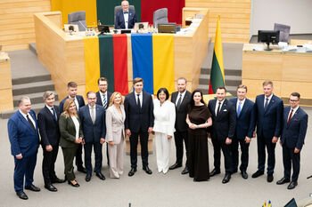Prisiekė dvidešimt pirmosios Vyriausybės nariai