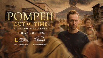 Paskutinės Pompėjos valandos: Tomas Hiddlestonas naujame „National Geographic“ seriale tiria Vezuvijaus katastrofą