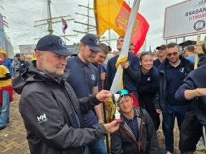 Klaipėdos universiteto burlaivis „Brabander“ tarptautinėje regatoje iškovojo trečiąją vietą