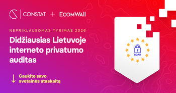 Didžiausias Lietuvos interneto auditas atskleidė: 96% .lt svetainių turi BDAR ar privatumo spragų