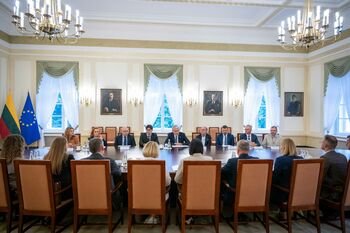 Prezidentas susitiko su švietimo bendruomenės atstovais