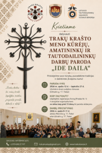 Kviečiami Trakų krašto kūrėjai dalyvauti parodoje „IDE DAILA“