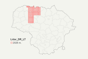 NŽT viešina naujausius LiDAR duomenis: dalį Lietuvos teritorijos galima matyti dar detaliau