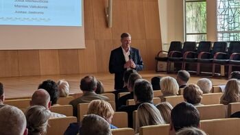 Žemės ūkio ministro susitikimas su verslo organizacijų atstovais ir spaudos konferencija