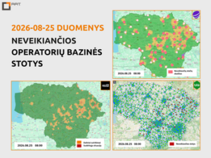 RRT atnaujina informaciją: ryšio situacija šalyje toliau gerėja, tačiau atkūrimo darbai dar tęsiami