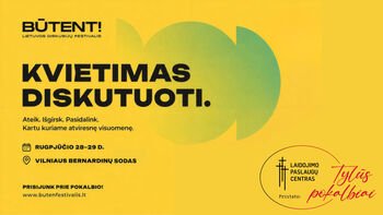 Festivalyje „Būtent!“ – 10 drąsių diskusijų apie mirtį, netektį ir gyvenimą (Atnaujinta)