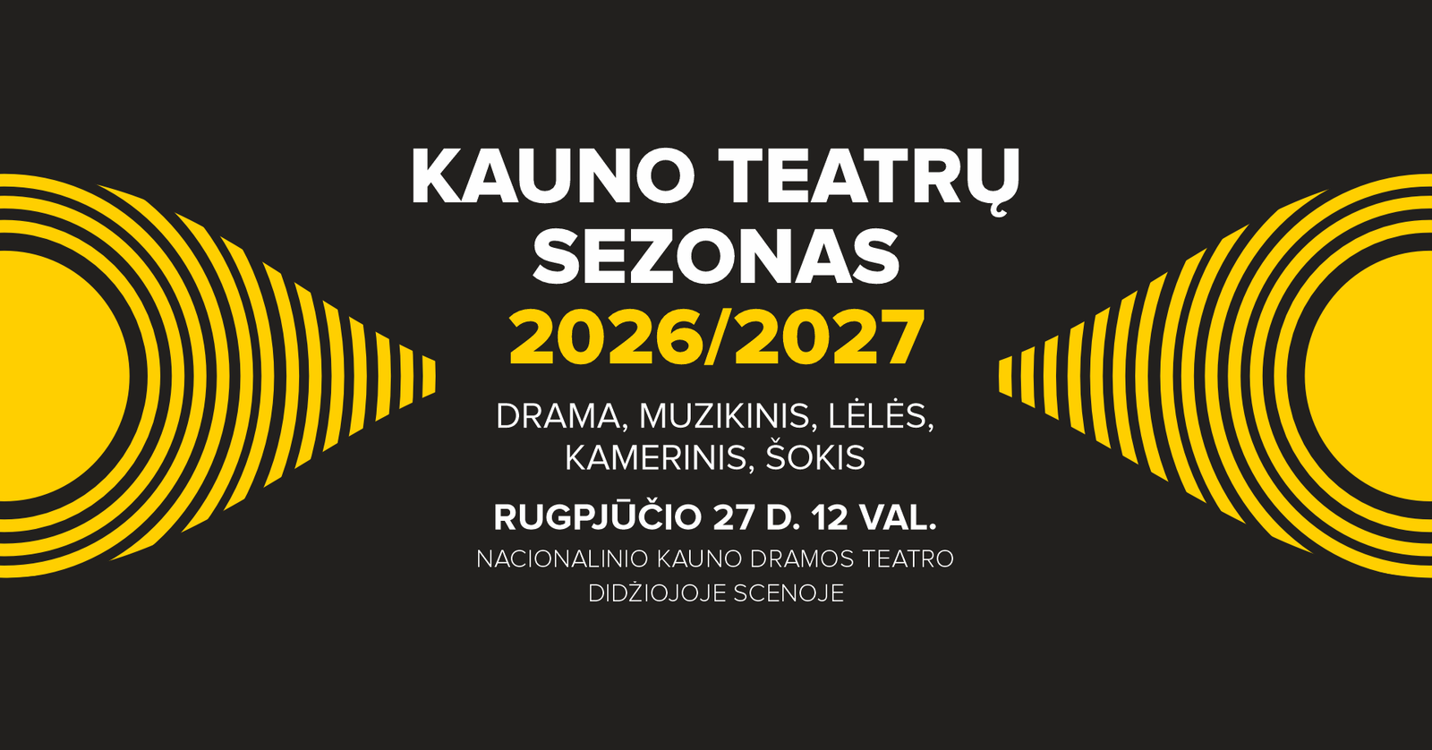 Išskirtinė pietų pertrauka su Kauno teatrais