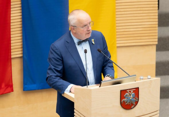 Seimo Pirmininkas J. Olekas: tikime laisvos ir demokratinės Baltarusijos ateitimi