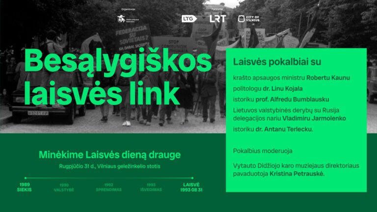 Bėgiais nuo okupacijos iki laisvės: pirmadienį – Laisvės diena Vilniaus geležinkelio stotyje