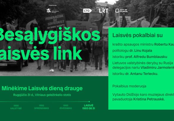 Instaliacijos „Besąlygiškos laisvės link“ atidarymas ir diskusija