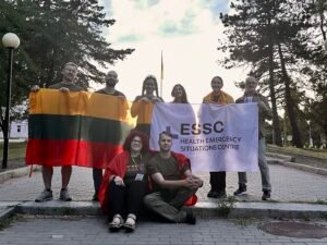 Stažuotė karo zonoje: Klaipėdos universiteto slaugos magistrantė mokėsi iš Ukrainos medikų