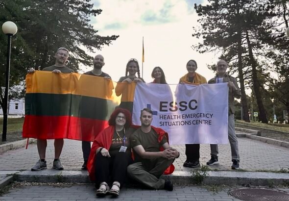 Stažuotė karo zonoje: Klaipėdos universiteto slaugos magistrantė mokėsi iš Ukrainos medikų