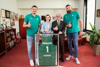 Prieš naująjį sezoną – žalgiriečių padėka Kaunui