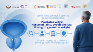 Prostatos vėžys: nustatyti laiku, gydyti tiksliau, išsaugoti gyvenimo kokybę