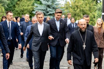 Premjeras Lucke: bendrą Lietuvos ir Ukrainos istoriją tęsiame tvirta parama ukrainiečiams