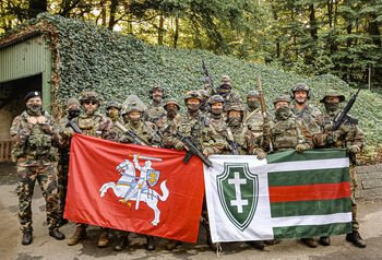 Diasporos šauliai pirmą kartą treniravosi su Danijos nacionaline gvardija