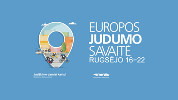 Europos judumo savaitės startas: darniai judėti kviečiama visa Lietuva