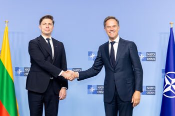 Lietuvos premjeras po susitikimo su M. Rutte: Lietuva ir toliau rodys lyderystę NATO