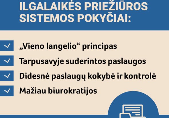 Ilgalaikė priežiūra Lietuvoje: pagalba žmogui bus teikiama „vieno langelio“ principu