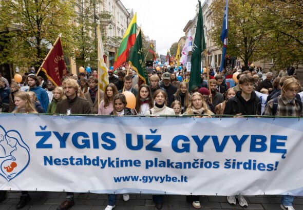 „Žygis už gyvybę 2026“ Vilniuje: šeimų liudijimai apie gyvybės trapumą ir žmogaus orumą
