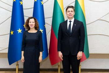 Premjeras su EK vykdomąja pirmininkės pavaduotoja aptarė socialinės politikos prioritetus ir DI vaidmenį švietime bei darbo rinkoje