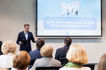 Vilniuje surengta ekspertų diskusija: kas lemia didesnę ekologiškų pieno produktų kainą?
