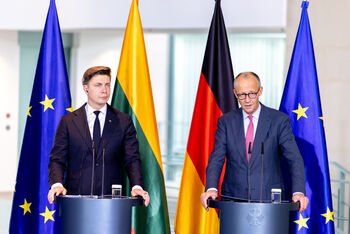 Berlyne su Vokietijos kancleriu susitikęs premjeras: mūsų ateitis yra bendra, mūsų bendras vardiklis – saugumas ir gerovė
