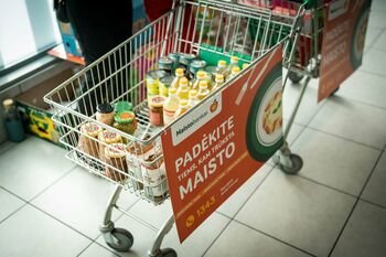 Jau šį savaitgalį – „Maisto banko“ akcija: savanoriai pasitiks pirkėjus 374 parduotuvėse visoje Lietuvoje