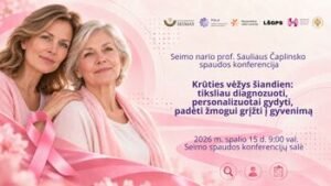 Krūties vėžys šiandien:  tiksliau diagnozuoti, personalizuotai gydyti, padėti žmogui grįžti į gyvenimą