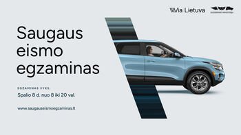 Šiandien – Saugaus eismo egzaminas: pasitikrinkite, ar tikrai žinote, kaip saugiai elgtis kelyje