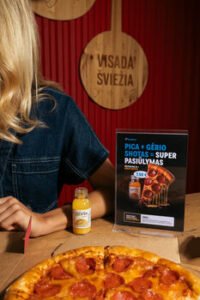 Netikėta „Gėrio” ir „Domino’s Pizza” partnerystė: „sveikesnių pasirinkimų reikalauja ir greitojo maisto restoranų lankytojai”