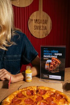 Netikėta „Gėrio” ir „Domino’s Pizza” partnerystė: „sveikesnių pasirinkimų reikalauja ir greitojo maisto restoranų lankytojai”